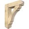 Ekena Millwork Olympic Arts and Crafts Rough Sawn Bracket w/ Offset Brace, Douglas Fir, 8"W x 32"D x 36"H BKT0806X32X36OLY03RDF - alternate 1